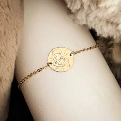 Gourmette Bébé Petit Prince "save The Planet" - Or Jaune 18ct 9 Gourmette Bébé Petit Prince "save The Planet" - Or Jaune 18ct -Mikado Soldes Magasin 2 IMG 1421 product
