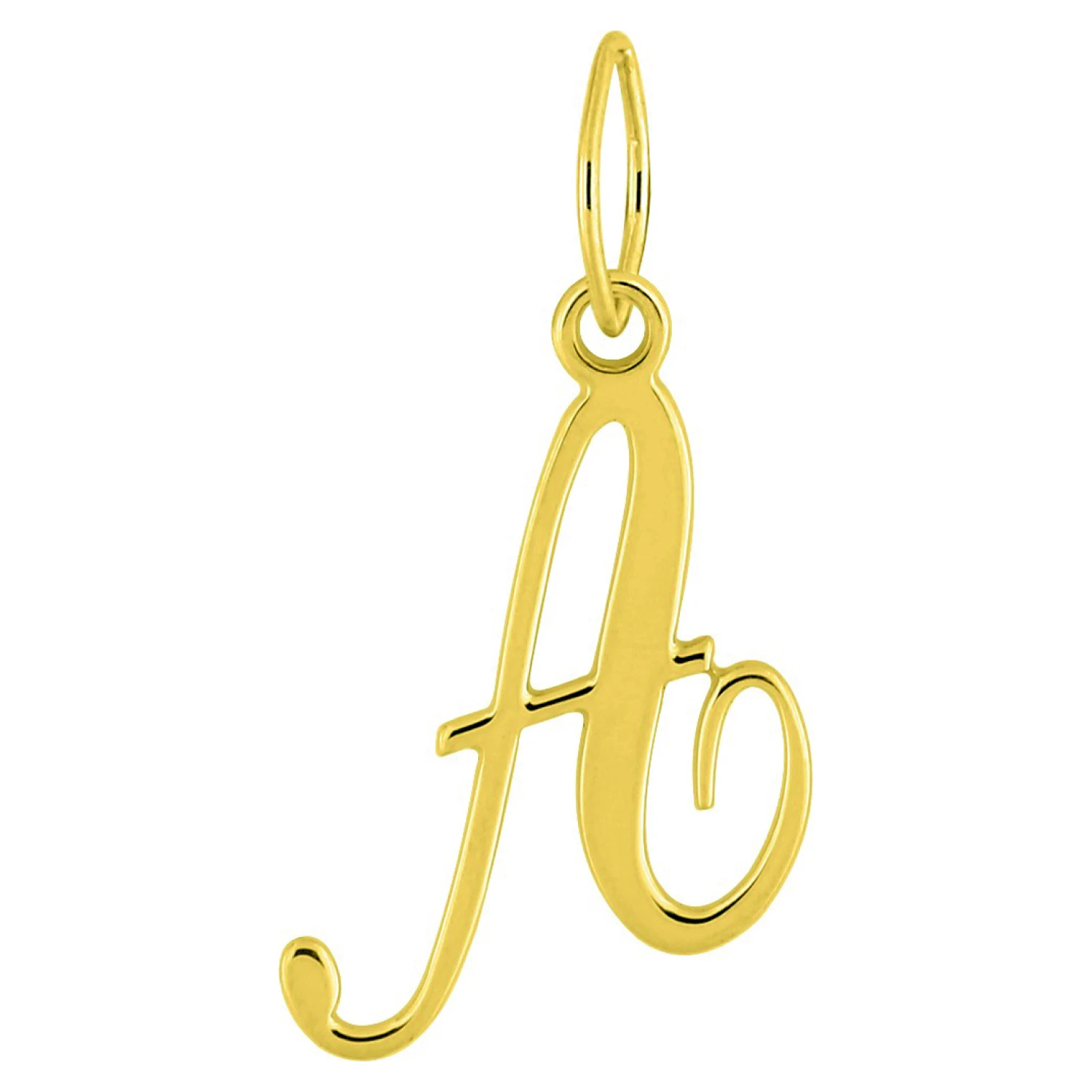 Pendentif Initiale - Or Jaune 18ct 4 Pendentif Initiale - Or Jaune 18ct – Image 2