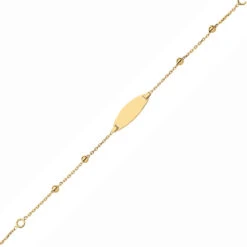 Gourmette Bébé Boules - Or Jaune 18ct -Mikado Soldes Magasin 54465 product xl product xl copie product 1