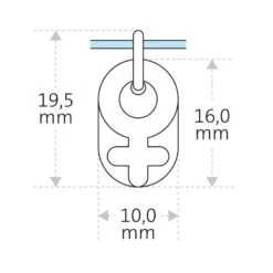 Mikado Pendentif Sex Symbol Girl - Argent Massif 19 Mikado Pendentif Sex Symbol Girl - Argent Massif -Mikado Soldes Magasin 61178 product