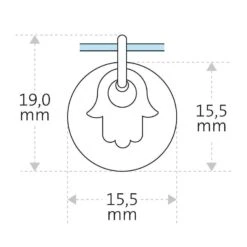 Mikado Pendentif Believe Main De Fatma - Argent Massif 17 Mikado Pendentif Believe Main De Fatma - Argent Massif -Mikado Soldes Magasin 61584 product