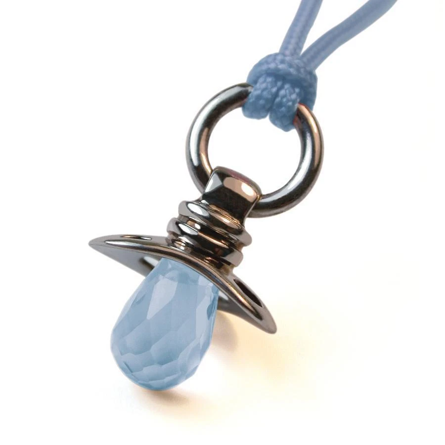 Mikado Pendentif Dummy Topaze Bleue - Argent Massif 3 Mikado Pendentif Dummy Topaze Bleue - Argent Massif