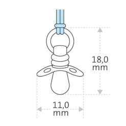 Mikado Pendentif Dummy Topaze Bleue - Argent Massif 12 Mikado Pendentif Dummy Topaze Bleue - Argent Massif -Mikado Soldes Magasin 61850 product