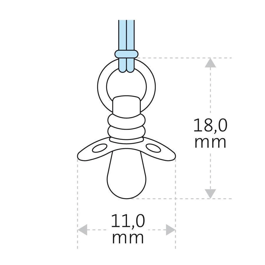 Mikado Pendentif Dummy Topaze Bleue - Argent Massif 5 Mikado Pendentif Dummy Topaze Bleue - Argent Massif – Image 3