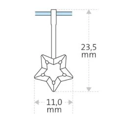 Mikado Pendentif Abracadabra Topaze Bleue - Argent Massif 14 Mikado Pendentif Abracadabra Topaze Bleue - Argent Massif -Mikado Soldes Magasin 62410 product