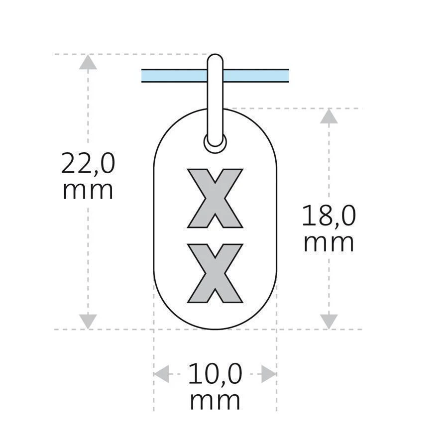 Mikado Pendentif Génétix Fille XX - Argent Massif 8 Mikado Pendentif Génétix Fille XX - Argent Massif – Image 6