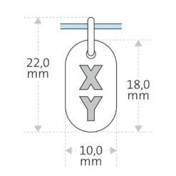 Mikado Pendentif Génétix Garçon XY - Argent Massif -Mikado Soldes Magasin 62816 product