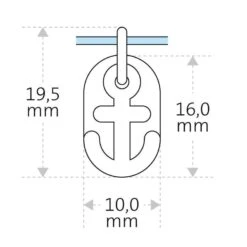 Mikado Pendentif Popeye - Argent Massif -Mikado Soldes Magasin 63173 product