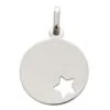 Médaille étoile Ajourée - Or Blanc 9ct -Mikado Soldes Magasin 74633 product