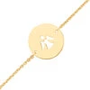 Gourmette Bébé Ange Ajouré - Or Jaune 9ct -Mikado Soldes Magasin 9K7717.3 thumb 03 product