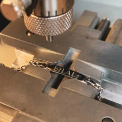 Gourmette Bébé Grain De Café - Argent Massif -Mikado Soldes Magasin IMG 0865 product