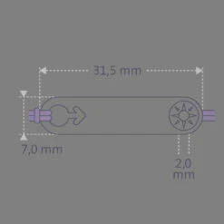 Mikado Bracelet "I Am A Girl" Star - Diamant-or Blanc 18 Ct -Mikado Soldes Magasin IamBoyBraTechOmb product 3