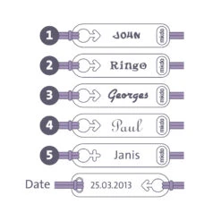 Mikado Bracelet "I Am A Boy" - Argent Massif -Mikado Soldes Magasin IamBraGravOmb product 1