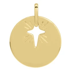 Médaille Croix Ajourée - Or Jaune 18ct