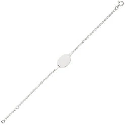 Gourmette Bébé Forçat Miroir - Argent Massif -Mikado Soldes Magasin R 304107 product