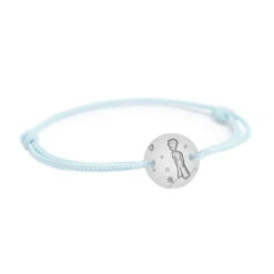 Bracelet Cordon Petit Prince Sur Sa Planète - Argent Massif -Mikado Soldes Magasin bleu 3 product