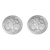 Boucles D'oreilles Arbres De Vies - Puces - Or Blanc 9ct -Mikado Soldes Magasin boucle oreille arbre de vie 42318 2 product