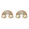 Boucles D'oreilles Arc En Ciel - Vis - Or Jaune 9ct -Mikado Soldes Magasin boucle oreille arc en ciel product