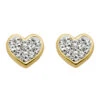 Boucles D'oreilles Coeur - Vis - Or Jaune 9ct -Mikado Soldes Magasin boucle oreille enfant N10622 product