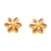 Boucles D'oreilles Fleurs - Vis - Or Jaune 18ct -Mikado Soldes Magasin boucle oreille fleur vis or 8023V 03 product