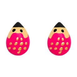 Boucles D'oreilles Hérissons - Vis - Or Jaune 18ct