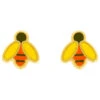 Boucles D'oreilles Abeille - Vis - Or Jaune 9ct -Mikado Soldes Magasin boucles oreilles abeilles 8578V product