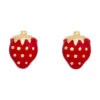 Boucles D'oreilles Fraises - Vis - Or Jaune 9ct 1 Boucles D'oreilles Fraises - Vis - Or Jaune 9ct -Mikado Soldes Magasin boucles oreilles frais 650096 product 1