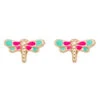 Boucles D'oreilles Libellules - Vis - Or Jaune 9ct -Mikado Soldes Magasin boucles oreilles libellule product