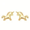 Boucles D'oreilles Licorne - Vis - Or Jaune 9ct -Mikado Soldes Magasin boucles oreilles licorne or product