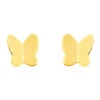 Boucles D'oreilles Papillons - Vis - Or Jaune 9ct -Mikado Soldes Magasin boucles oreilles papillons 8202V product