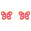 Boucles D'oreilles Papillon Rose - Vis - Or Jaune 9ct 1 Boucles D'oreilles Papillon Rose - Vis - Or Jaune 9ct -Mikado Soldes Magasin boucles oreilles papillons 8569 1V product 1