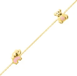 Bracelet Enfant Animaux - Or Jaune 18ct