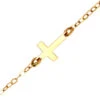 Bracelet Enfant Croix - Or Jaune 9ct -Mikado Soldes Magasin bracelet enfant croix 18YBB2242 2 product