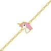 Bracelet Licorne - Or Jaune 9ct -Mikado Soldes Magasin bracelet enfant licorne 497142 00 2 product