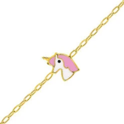 Bracelet Licorne - Or Jaune 9ct