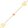 Bracelet Aux Coeurs LuluCastagnette - Or Jaune 9ct -Mikado Soldes Magasin bracelet ourson coeur or A07218 03 product