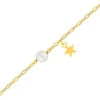 Bracelet Perle Avec étoile - Or Jaune 9ct -Mikado Soldes Magasin bracelets enfants perle 497129 P0 1 product
