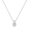 Collier Pendentif Design - Diamant & Or Blanc 9ct -Mikado Soldes Magasin collier diamant orblanc product