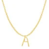 Collier Initiale - Gold Filled 14ct 1 Collier Initiale - Gold Filled 14ct -Mikado Soldes Magasin collier lettre fil or Mon Petit Atelier 03 product