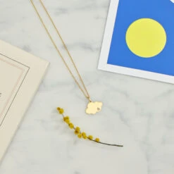 Pendentif Nuage LuluCastagnette - Or Jaune 9ct -Mikado Soldes Magasin collier nuage lulucastagnette product