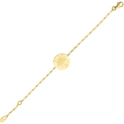 Gourmette Arbre De Vie Aux Coeurs - Or Jaune 18ct -Mikado Soldes Magasin gourmette arbre augis J7388X0000 product xl product