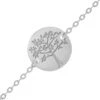 Gourmette Bébé Arbre De Vie Printanier - Argent Massif -Mikado Soldes Magasin gourmette arbre de vie printanier or gris 03 product 1