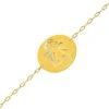 Gourmette Enfant Ange - Or Jaune 9ct -Mikado Soldes Magasin gourmette bapteme ange 497247 00 2 product