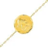 Gourmette Enfant Ange Ciselée - Or Jaune 9ct 1 Gourmette Enfant Ange Ciselée - Or Jaune 9ct -Mikado Soldes Magasin gourmette bapteme ange 497249 00 2 product