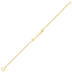 Gourmette Bébé Forçat - Or Jaune 18ct -Mikado Soldes Magasin gourmette bb forcat F60BBR product