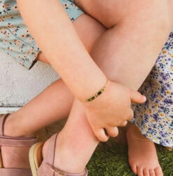 Gourmette Bébé Coeur Ajouré - Or Jaune 9ct -Mikado Soldes Magasin gourmette bebe coeur or product