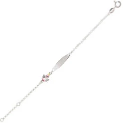 Gourmette Enfant Fée - Argent Massif -Mikado Soldes Magasin gourmette bebe fee ID016 product xl product