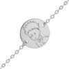 Gourmette Bébé Petit Prince Portrait - Or Blanc 9ct 2 Gourmette Bébé Petit Prince Portrait - Or Blanc 9ct -Mikado Soldes Magasin gourmette bebe portrait petit prince or blanc 2 product 1