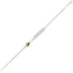 Gourmette Bébé Lion - Argent Massif -Mikado Soldes Magasin gourmette enfant lion ID06 product xl product