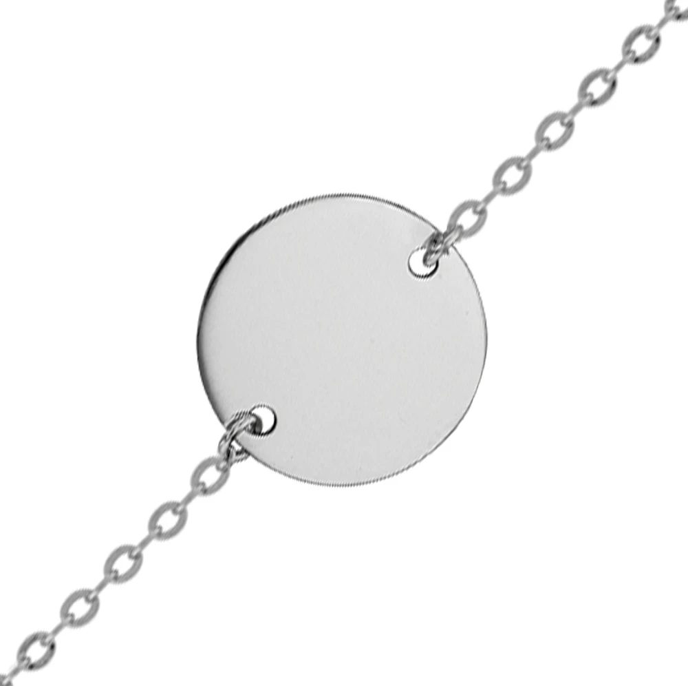 Gourmette Jeton - Argent Massif 3 Gourmette Jeton - Argent Massif